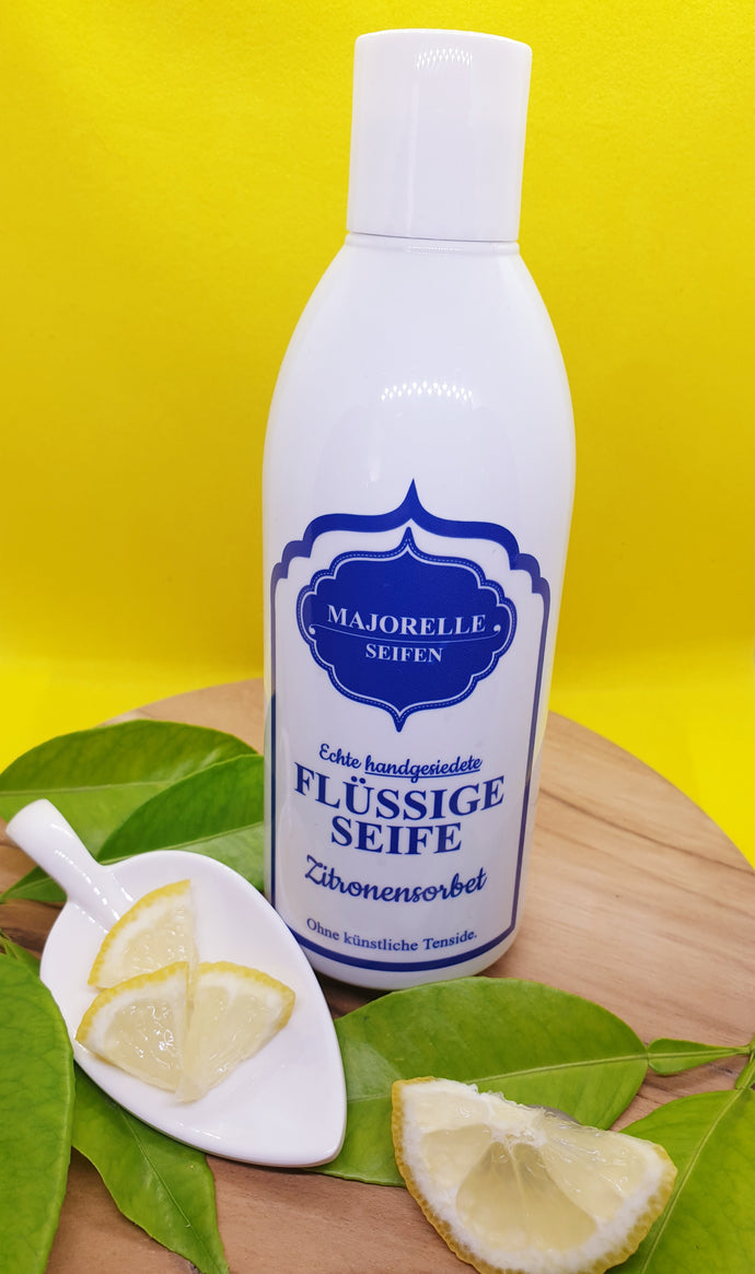 Unsere erste handgesiedete "Flüssige Seife"